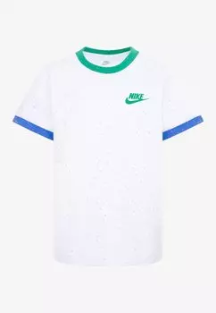 Футболка с принтом RINGER TEE Nike Sportswear, цвет white