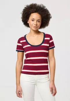 Футболка с принтом RINGER Wrangler, красный