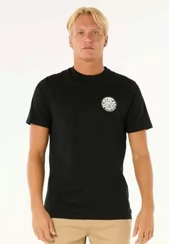 Футболка с принтом Rip Curl, черный