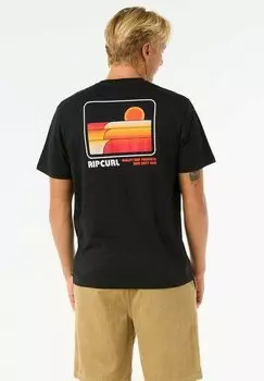 Футболка с принтом Rip Curl, черный