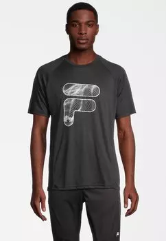 Футболка с принтом RIVERHEAD Fila, черный