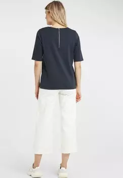 Футболка с принтом RIZETTA BLOUSE 2 b.young, темно-синий