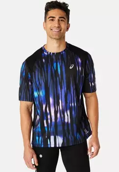 Футболка с принтом ROAD LITE-SHOW SS TOP ASICS, синий