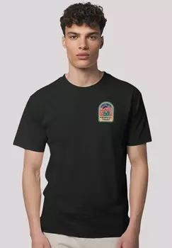 Футболка с принтом ROBICAL TOAST F4NT4STIC, черный