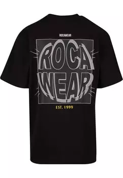 Футболка с принтом Rocawear, черная