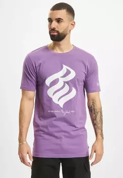Футболка с принтом Rocawear, фиолетовый