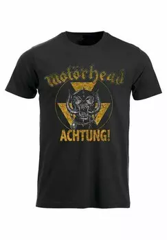 Футболка с принтом rockshirts, черный