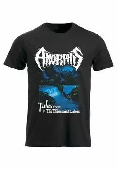 Футболка с принтом rockshirts, черный