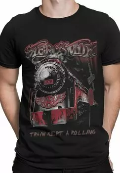 Футболка с принтом rockshirts, черный