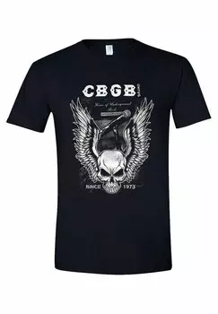 Футболка с принтом rockshirts, черный