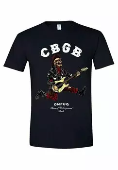 Футболка с принтом rockshirts, черный