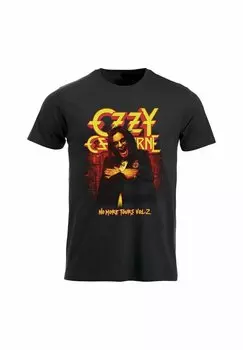 Футболка с принтом rockshirts, черный