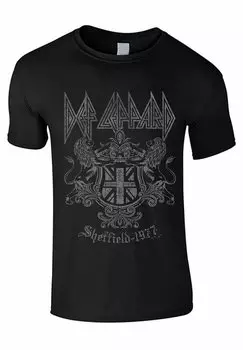 Футболка с принтом rockshirts, черный