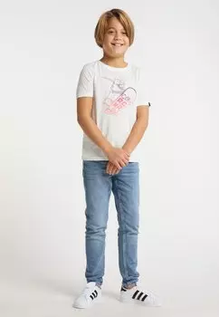 Футболка с принтом ROGIE Ragwear, цвет white