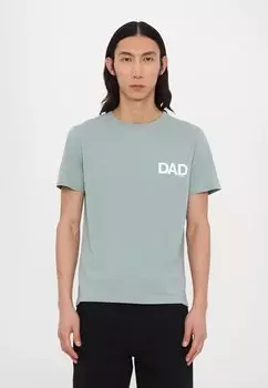 Футболка с принтом Ron Dorff, синий