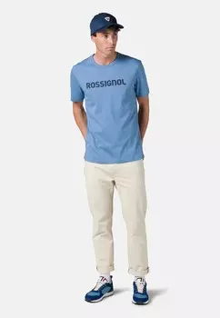 Футболка с принтом Rossignol, синяя вон там