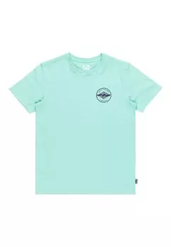 Футболка с принтом ROTOR DIAMOND Billabong, зеленый