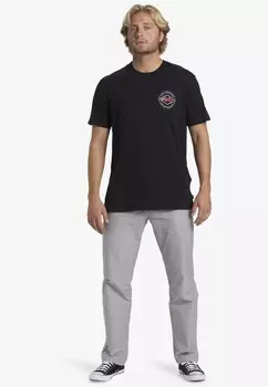 Футболка с принтом ROTOR SS Billabong, черный