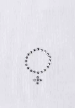 Футболка с принтом ROUND NECK BOVIVA, белый