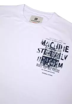 Футболка с принтом ROUND NECK Gabbiano, белый