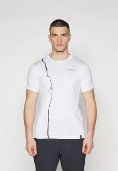 Футболка с принтом ROUTE La Sportiva, цвет white