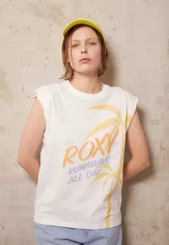 Футболка с принтом Roxy