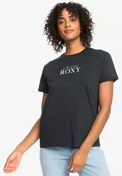 Футболка с принтом Roxy, антрацит