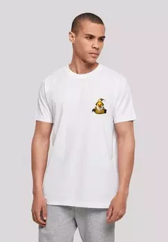 Футболка с принтом RUBBER DUCK WIZARD F4NT4STIC, белый