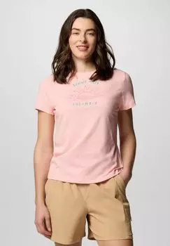 Футболка с принтом RUBY SPRINGS GRAPHIC SHORT SLEEVE Columbia, фуксия