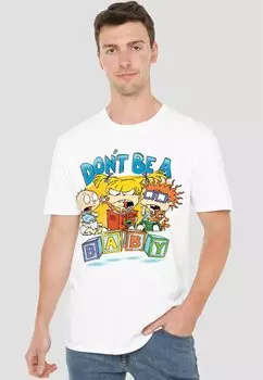 Футболка с принтом RUGRATS Cotton Soul, белый