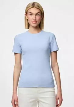 Футболка с принтом RUKA Pieces, светло-голубой