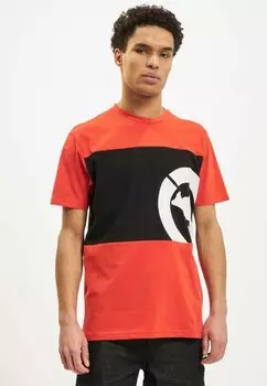 Футболка с принтом Run ecko unltd., цвет red black