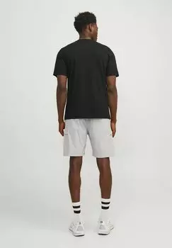 Футболка с принтом Rundhals Jack & Jones, черная