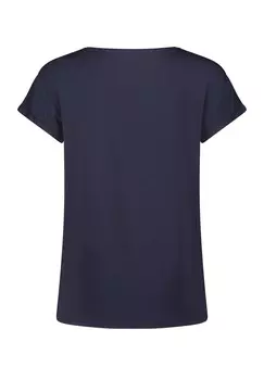 Футболка с принтом RUNDHALS MIT AUFDRUCK Betty Barclay, синий