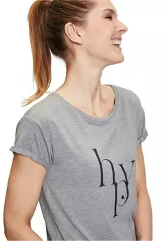 Футболка с принтом RUNDHALS MIT RAFFUNG Betty Barclay, серый