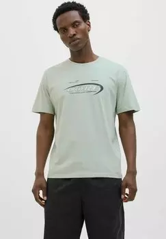 Футболка с принтом RUNDHALSAUSSCHNITT Jack & Jones, мятный