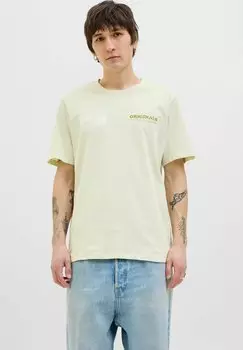 Футболка с принтом RUNDHALSAUSSCHNITT Jack & Jones, светло-зеленый