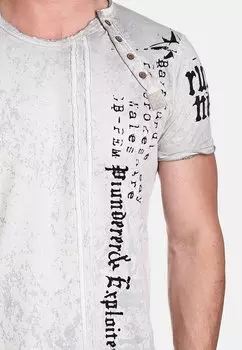 Футболка с принтом Rusty Neal, цвет grau