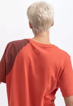 Футболка с принтом RUVAG KAFT, коралл