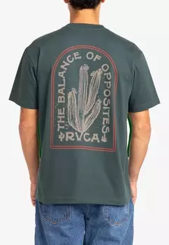 Футболка с принтом RVCA, цвет Mottled Green