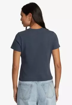 Футболка с принтом RVCA, синий