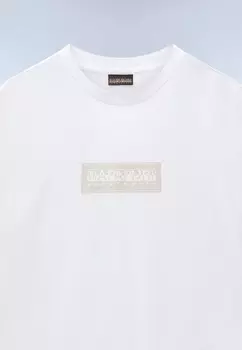 Футболка с принтом S-BOX LOGO Napapijri, белый
