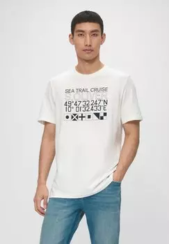 Футболка с принтом s.Oliver, белый