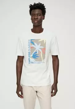 Футболка с принтом s.Oliver, белый