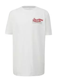 Футболка с принтом s.Oliver, белый