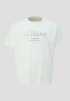 Футболка с принтом s.Oliver, белый