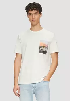 Футболка с принтом s.Oliver, белый