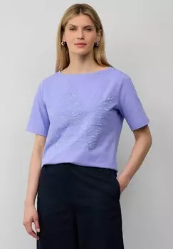 Футболка с принтом s.Oliver BLACK LABEL, фиолетовый