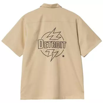 Футболка с принтом S/S Carhartt WIP, цвет Gelb/Schwarz