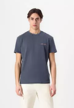 Футболка с принтом SAILING TEE UNISEX Tommy Jeans, темно-синий